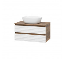 DAKOTA - 60 Тумба подвесная 2 ящ. (ДСП (Дуб Гал/ Белый)