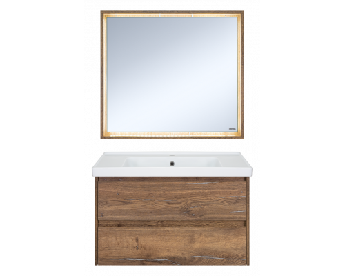 Купить Dallas - 90 Тумба подвесная 2 ящ. ДСП (Дуб Галифакс) в магазине сантехники Santeh-Crystal.ru