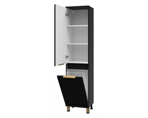 Приобрести ENFIDA - 40 Пенал универс. левый черный с Б/К в магазине сантехники Santeh-Crystal.ru