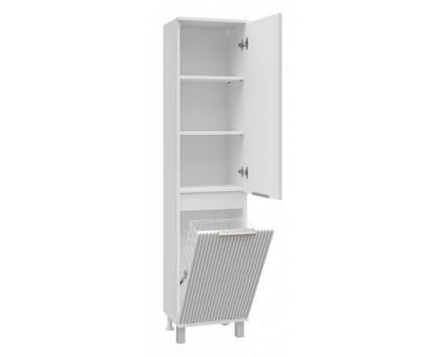 Приобрести ENFIDA - 40 Пенал универс. правый белый с Б/К в магазине сантехники Santeh-Crystal.ru