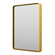 Приобрести MERCURY - Зеркало 600х800 прямоуг. Rettangolo 6 (золото янтарь) нейтр.св. сенсор на зеркале в магазине сантехники Santeh-Crystal.ru