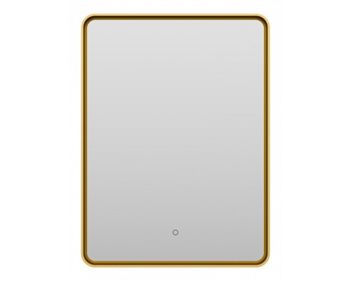 Приобрести MERCURY - Зеркало 600х800 прямоуг. Rettangolo 6 (золото янтарь) нейтр.св. сенсор на зеркале в магазине сантехники Santeh-Crystal.ru