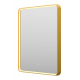 Приобрести MERCURY - Зеркало 600х800 прямоуг. Rettangolo 6 (золото янтарь) нейтр.св. сенсор на зеркале в магазине сантехники Santeh-Crystal.ru