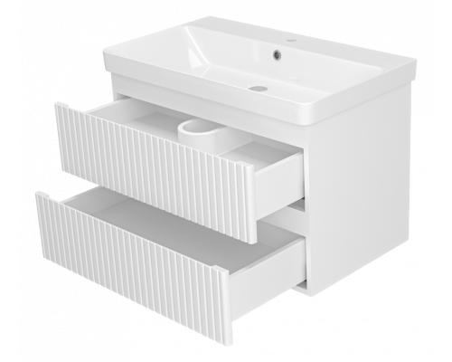 Заказать VICTORY - 80 Тумба подвесная с 2 ящ. белый в магазине сантехники Santeh-Crystal.ru