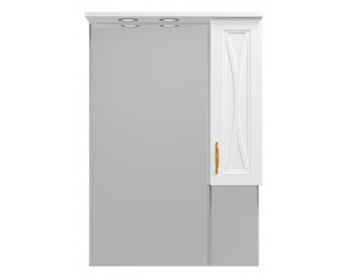 Заказать Амбра - 70 зеркало-шкаф прав. (свет) в магазине сантехники Santeh-Crystal.ru