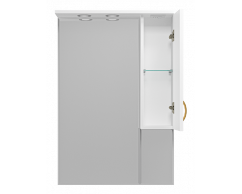 Заказать Амбра - 70 зеркало-шкаф прав. (свет) в магазине сантехники Santeh-Crystal.ru