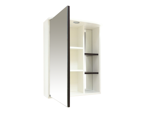 Приобрести Венера - 70 Зеркало-шкаф лев. со светом комбинированное в магазине сантехники Santeh-Crystal.ru