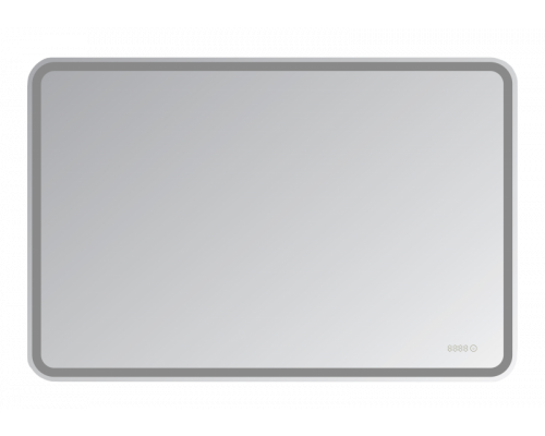 Купить СТАЙЛ D13 зеркало 1200*800 с часами в магазине сантехники Santeh-Crystal.ru