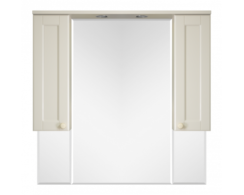 Приобрести Латте -105 зеркало-шкаф бежевая эмаль в магазине сантехники Santeh-Crystal.ru