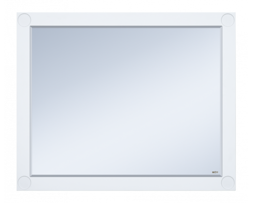 Приобрести Лейла -100 Зеркало в раме БЕЛОЕ в магазине сантехники Santeh-Crystal.ru