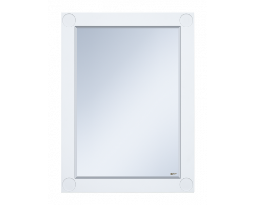 Приобрести Лейла - 60 Зеркало в раме БЕЛОЕ в магазине сантехники Santeh-Crystal.ru