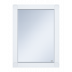 Приобрести Лейла - 60 Зеркало в раме БЕЛОЕ в магазине сантехники Santeh-Crystal.ru