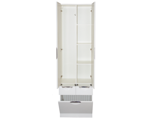 Заказать Орхидея - 60 Пенал белая эмаль / Б/К с 2 ящ. в магазине сантехники Santeh-Crystal.ru