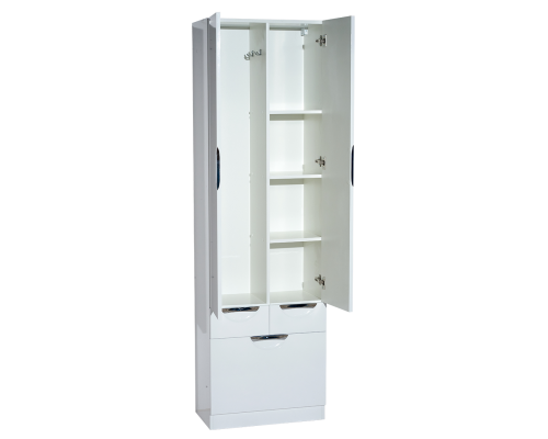 Заказать Орхидея - 60 Пенал белая эмаль / Б/К с 2 ящ. в магазине сантехники Santeh-Crystal.ru