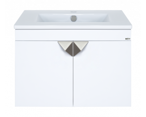 Купить Сахара - 60 Тумба прямая подвесная белая в магазине сантехники Santeh-Crystal.ru