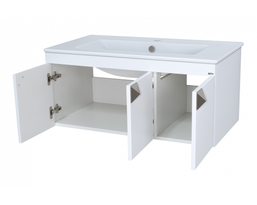 Купить Сахара - 90 Тумба прямая подвесная белая в магазине сантехники Santeh-Crystal.ru