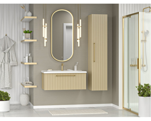 Купить ALICANTE - 35 Пенал подвесной универс. капучино в магазине сантехники Santeh-Crystal.ru