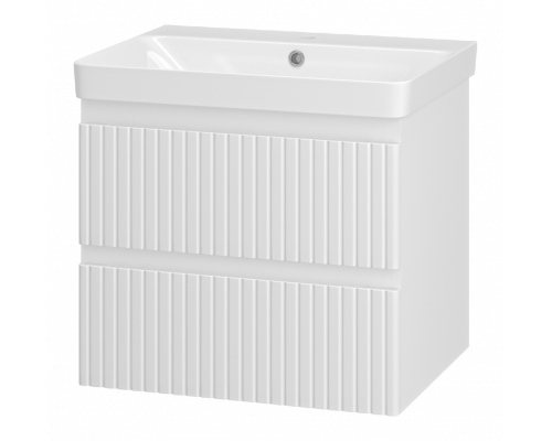 Заказать VICTORY - 60 Тумба подвесная с 2 ящ. белый / раковина в магазине сантехники Santeh-Crystal.ru