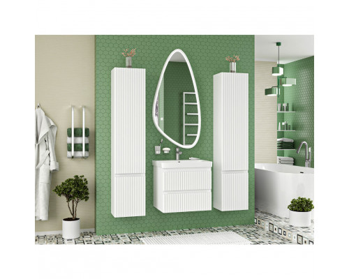 Заказать VICTORY - 60 Тумба подвесная с 2 ящ. белый / раковина в магазине сантехники Santeh-Crystal.ru