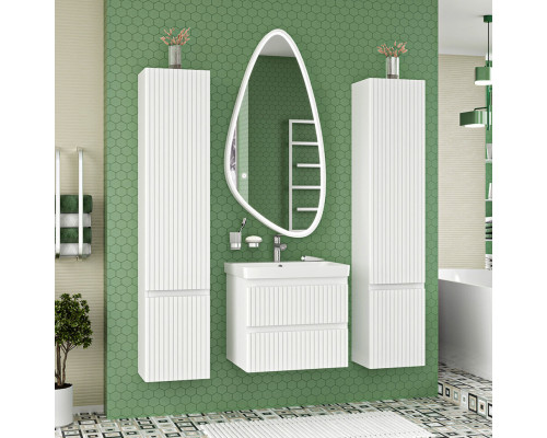 Заказать VICTORY - 60 Тумба подвесная с 2 ящ. белый / раковина в магазине сантехники Santeh-Crystal.ru