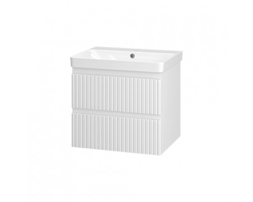 Заказать VICTORY - 60 Тумба подвесная с 2 ящ. белый / раковина в магазине сантехники Santeh-Crystal.ru