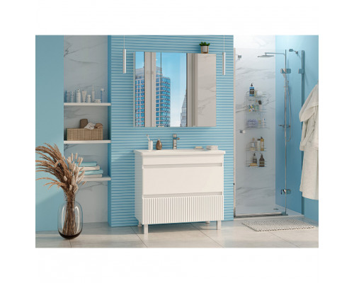 Заказать Мира - 90 Тумба напольная с 2 ящ.эмаль в магазине сантехники Santeh-Crystal.ru