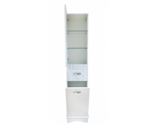 Купить Эльбрус - 40 Пенал белая эмаль 1 ящ. лев. / Б/К в магазине сантехники Santeh-Crystal.ru