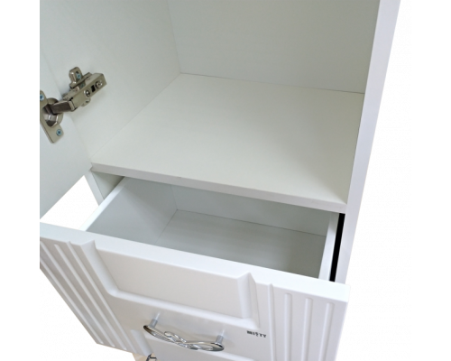 Купить Эльбрус - 40 Пенал белая эмаль 1 ящ. лев. / Б/К в магазине сантехники Santeh-Crystal.ru