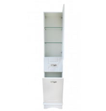 Эльбрус - 40 Пенал белая эмаль 1 ящ. прав. / Б/К