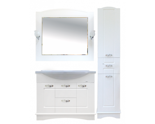 Заказать Эльбрус - 40 Пенал белая эмаль 1 ящ. прав. / Б/К в магазине сантехники Santeh-Crystal.ru