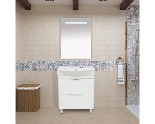 Приобрести 1 Неон - Зеркало LED  600х800 сенсор на зеркале  (прямоугольное) в магазине сантехники Santeh-Crystal.ru