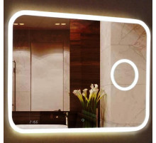 СТАЙЛ "B 135" Зеркало 1000*700 с увеличительным зеркалом, часами