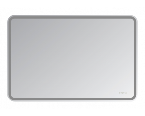 Купить СТАЙЛ D13 зеркало 1200*800 с часами в магазине сантехники Santeh-Crystal.ru