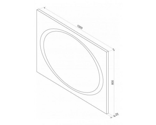 Заказать СТАЙЛ X1 Зеркало 1000*800 в магазине сантехники Santeh-Crystal.ru