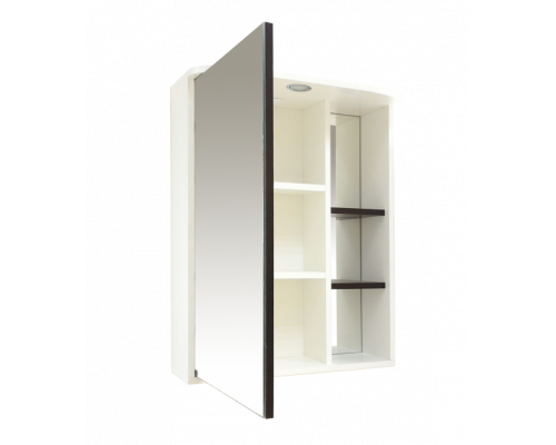 Приобрести Венера - 70 Зеркало-шкаф лев. со светом комбинированное в магазине сантехники Santeh-Crystal.ru