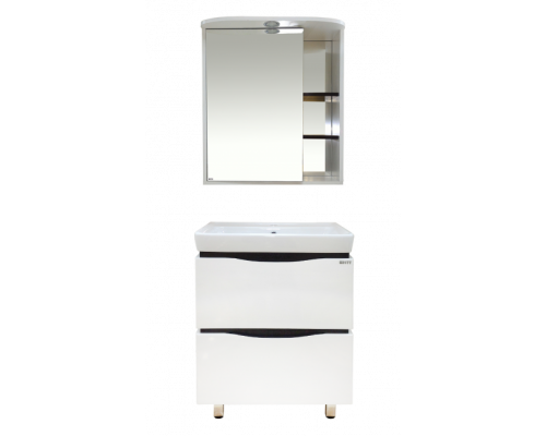 Приобрести Венера - 70 Зеркало-шкаф лев. со светом комбинированное в магазине сантехники Santeh-Crystal.ru