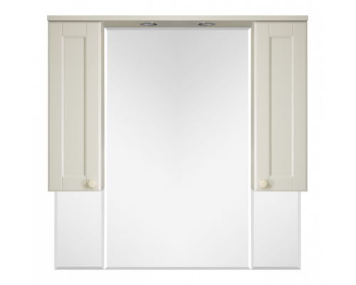 Приобрести Латте -105 зеркало-шкаф бежевая эмаль в магазине сантехники Santeh-Crystal.ru