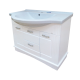 Приобрести Эльбрус -100 Тумба белая эмаль / раковина в магазине сантехники Santeh-Crystal.ru