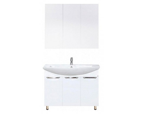 Купить Лаванда - 80 Тумба прямая белая / раковина в магазине сантехники Santeh-Crystal.ru