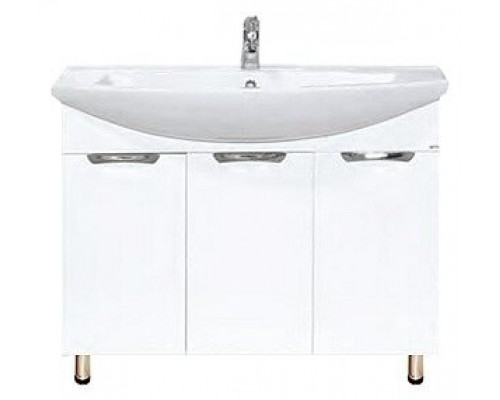 Купить Лаванда -105 Тумба прямая белая / раковина в магазине сантехники Santeh-Crystal.ru