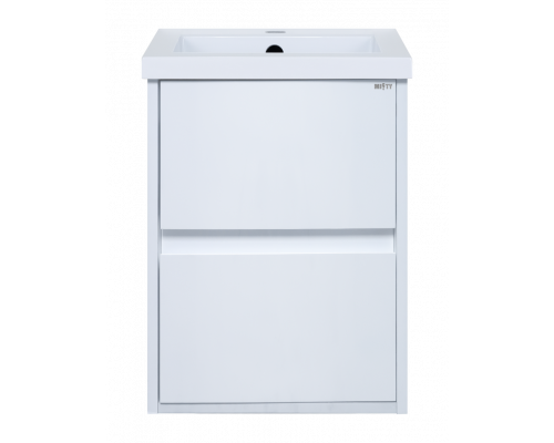 Купить Алиса - 40 тумба 2 ящ. подвесная белая эмаль в магазине сантехники Santeh-Crystal.ru