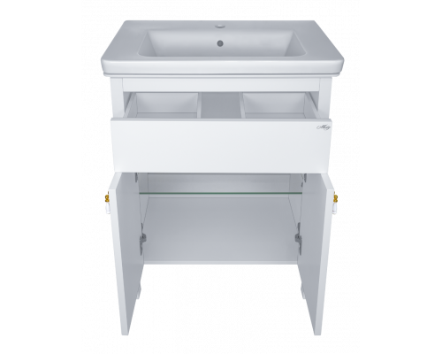 Заказать Адель - 80 Тумба 1 ящ. белая эмаль в магазине сантехники Santeh-Crystal.ru