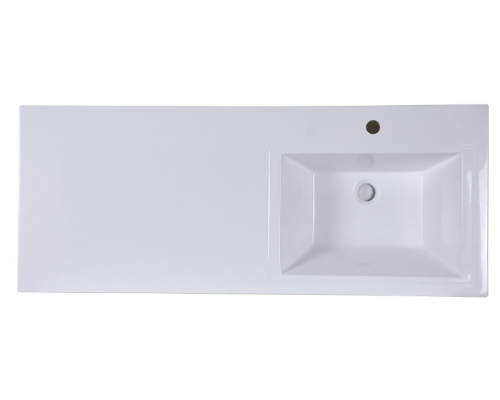 Заказать Фостер - 40 Тумба напольная 2 ящ. под стиральную машину, белая / раковина правая в магазине сантехники Santeh-Crystal.ru