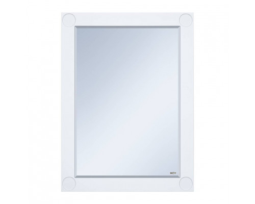 Приобрести Лейла - 60 Зеркало в раме БЕЛОЕ в магазине сантехники Santeh-Crystal.ru