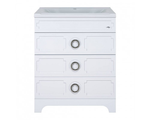 Купить Лейла -100 Тумба с 3 ящ. белая в магазине сантехники Santeh-Crystal.ru