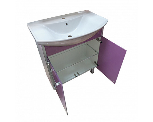 Santeh-Crystal.ru: Эмма - 75 Тумба сиреневая / раковина Заказать Эмма - 75 Тумба сиреневая / раковина в магазине сантехники Santeh-Crystal.ru