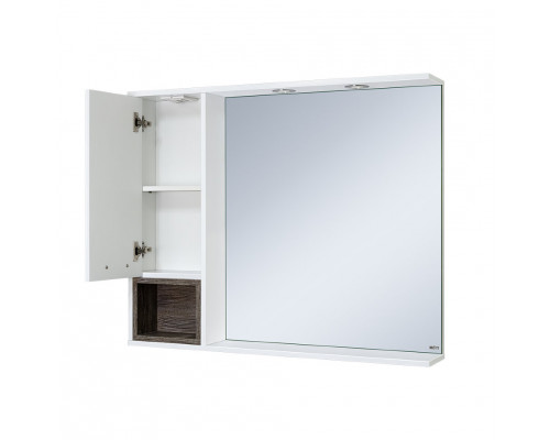 Приобрести Фетта -100 Зеркало-шкаф левый подвесной в магазине сантехники Santeh-Crystal.ru