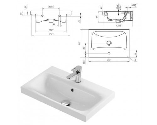 Лира - 60 полный комплект правое зеркало