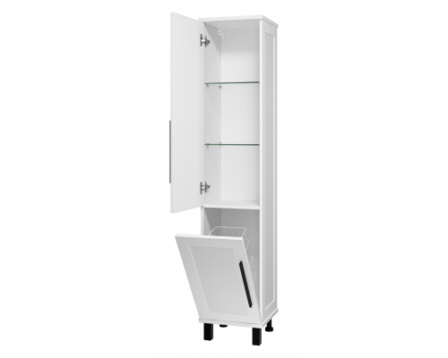 Модерн - 35 Пенал универс.. белая мат.эмаль левый с Б/К