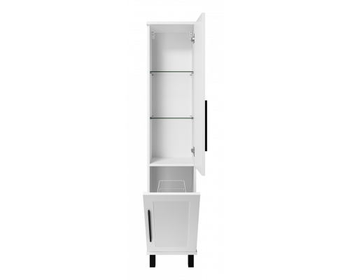 Модерн - 35 Пенал универс.. белая мат.эмаль правый с Б/К